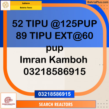 Residential Plot for Sale in Bahria Town, Lahore - (BP-207976)