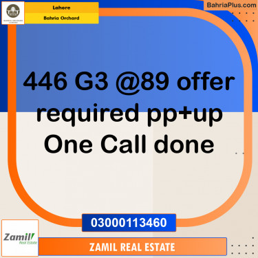 10 Marla Residential Plot for Sale in Bahria Orchard, Lahore - (BP-208006)