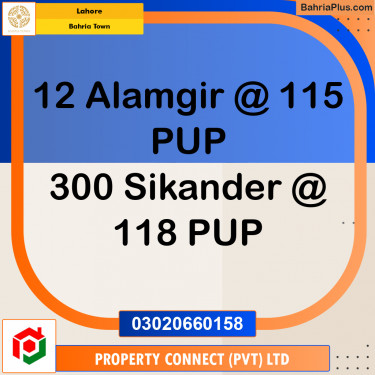 Residential Plot for Sale in Bahria Town, Lahore - (BP-208178)