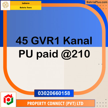 Residential Plot for Sale in Bahria Town, Lahore - (BP-208179)