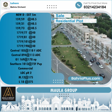 Residential Plot for Sale in Bahria Orchard, Lahore - (BP-208480)