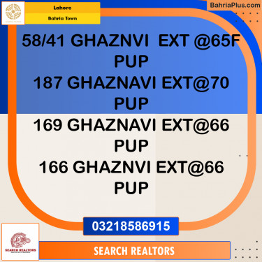 Residential Plot for Sale in Bahria Town, Lahore - (BP-208681)