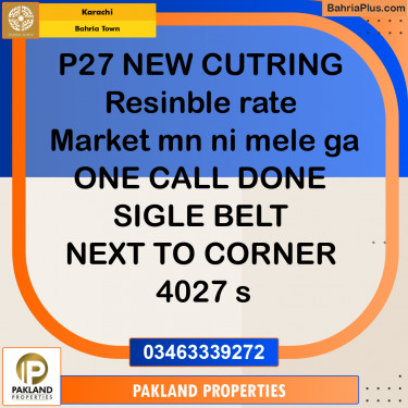 Residential Plot for Sale in Bahria Town, Karachi - (BP-208711)