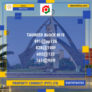Residential Plot for Sale in Bahria Town, Lahore - (BP-208751)