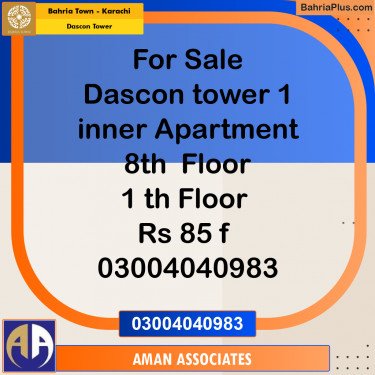 Residential Plot for Sale in Dascon Tower -  Bahria Town, Karachi - (BP-209046)