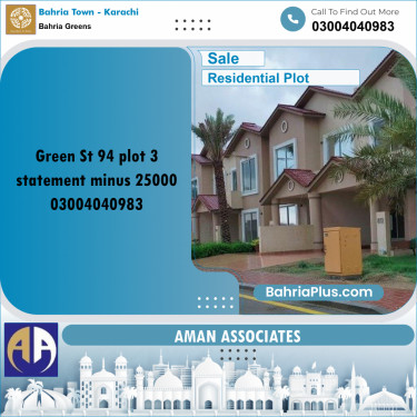 Residential Plot for Sale in Bahria Greens -  Bahria Town, Karachi - (BP-209049)