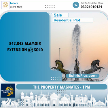Residential Plot for Sale in Bahria Town, Lahore - (BP-209246)