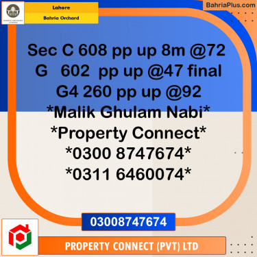 Residential Plot for Sale in Bahria Orchard, Lahore - (BP-209315)