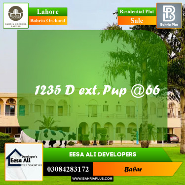 Residential Plot for Sale in Bahria Orchard, Lahore - (BP-209441)