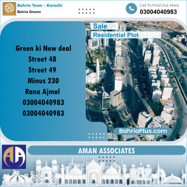 Residential Plot for Sale in Bahria Greens -  Bahria Town, Karachi - (BP-209450)