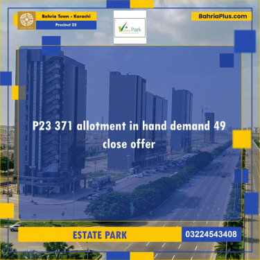 Residential Plot for Sale in Precinct 23 -  Bahria Town, Karachi - (BP-209560)