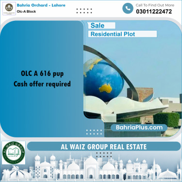 5 Marla Residential Plot for Sale in OLC-A Block -  Bahria Orchard, Lahore - (BP-209563)