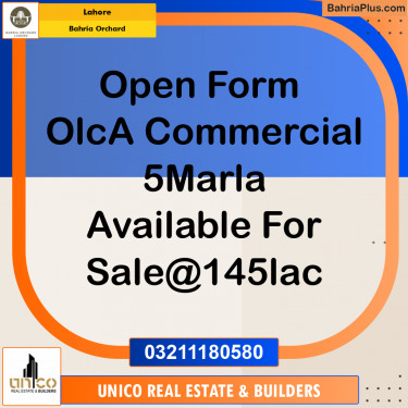Commercial Plot for Sale in Bahria Orchard, Lahore - (BP-209600)