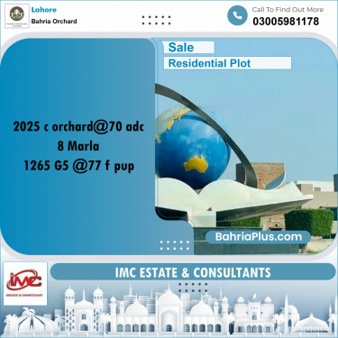 Residential Plot for Sale in Bahria Orchard, Lahore - (BP-209623)