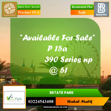 Residential Plot for Sale in Precinct 15-A -  Bahria Town, Karachi - (BP-209732)