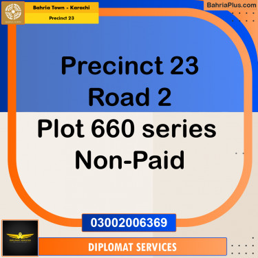 125 Sq. Yards Residential Plot for Sale in Precinct 23 -  Bahria Town, Karachi - (BP-209789)