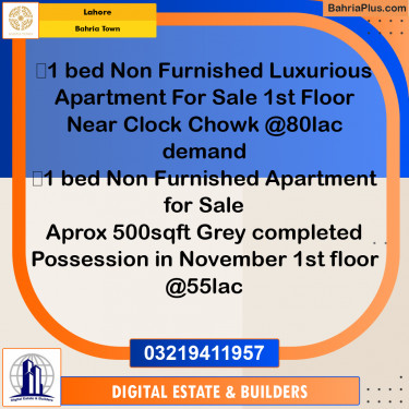 Residential Plot for Sale in Bahria Town, Lahore - (BP-209891)