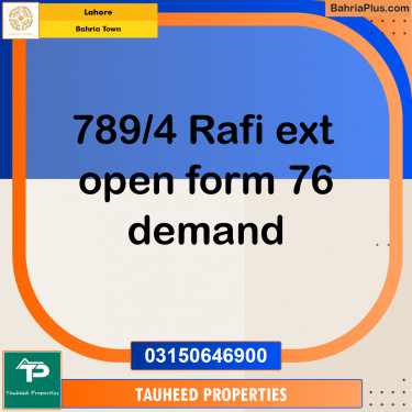 Residential Plot for Sale in Bahria Town, Lahore - (BP-210080)
