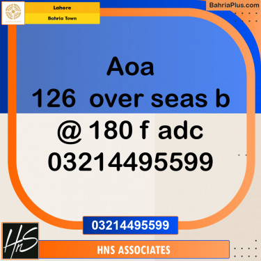 Residential Plot for Sale in Bahria Town, Lahore - (BP-210120)