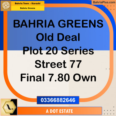 75 Sq. Yards Residential Plot for Sale in Bahria Greens -  Bahria Town, Karachi - (BP-210225)