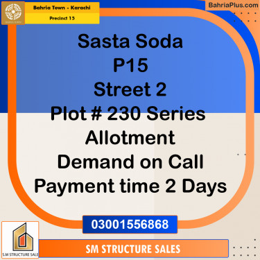 125 Sq. Yards Residential Plot for Sale in Precinct 15 -  Bahria Town, Karachi - (BP-210688)