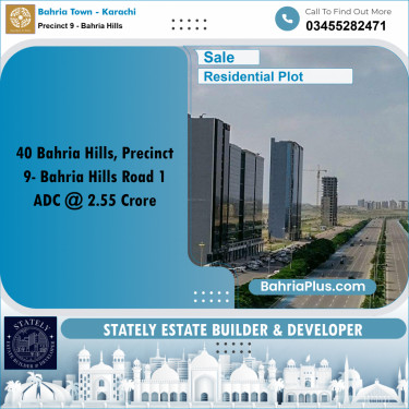 500 Sq. Yards Residential Plot for Sale in Precinct 9 - Bahria Hills -  Bahria Town, Karachi - (BP-210765)
