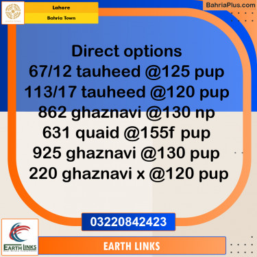 Residential Plot for Sale in Bahria Town, Lahore - (BP-211163)