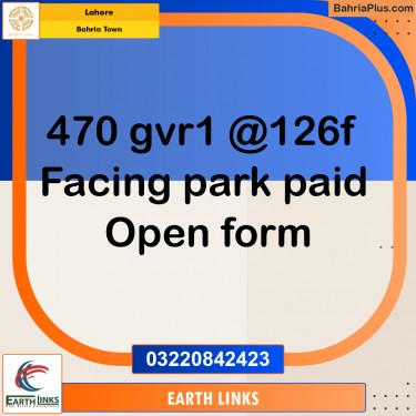 Residential Plot for Sale in Bahria Town, Lahore - (BP-211291)