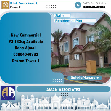 Residential Plot for Sale in Precinct 3 -  Bahria Town, Karachi - (BP-211495)