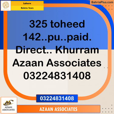 Residential Plot for Sale in Bahria Town, Lahore - (BP-211743)