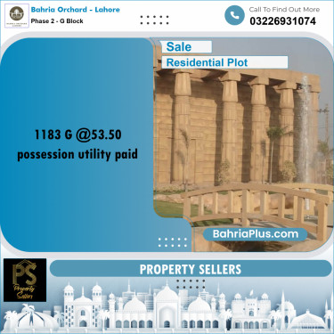 Residential Plot for Sale in Phase 2 - G Block -  Bahria Orchard, Lahore - (BP-211949)