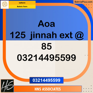 Residential Plot for Sale in Bahria Town, Lahore - (BP-211951)