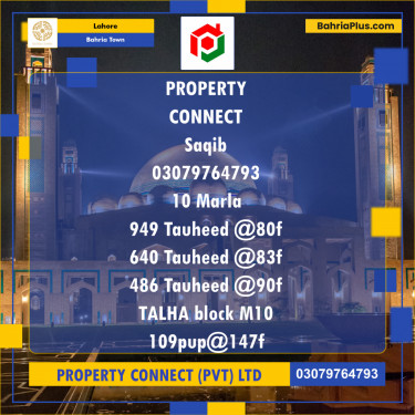 Residential Plot for Sale in Bahria Town, Lahore - (BP-211955)