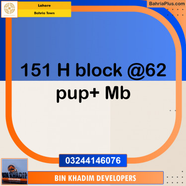 Residential Plot for Sale in Bahria Town, Lahore - (BP-211969)