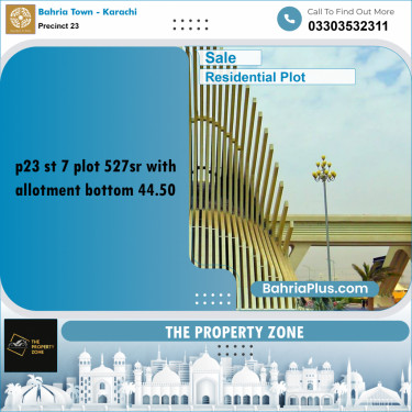 125 Sq. Yards Residential Plot for Sale in Precinct 23 -  Bahria Town, Karachi - (BP-212079)