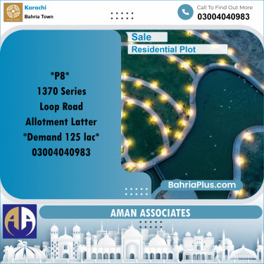 Residential Plot for Sale in Bahria Town, Karachi - (BP-212086)