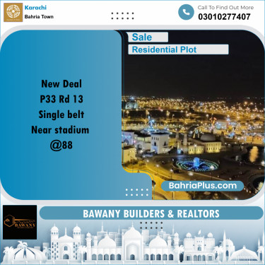 Residential Plot for Sale in Bahria Town, Karachi - (BP-212205)