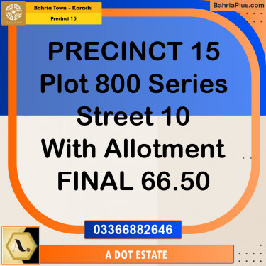 125 Sq. Yards Residential Plot for Sale in Precinct 15 -  Bahria Town, Karachi - (BP-212280)