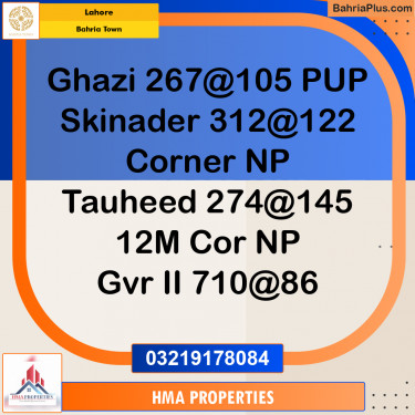 10 Marla Residential Plot for Sale in Bahria Town, Lahore - (BP-212465)