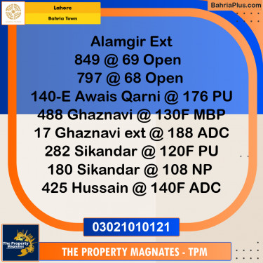 Residential Plot for Sale in Bahria Town, Lahore - (BP-212911)