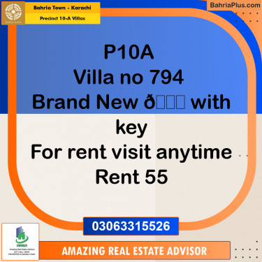 200 Sq. Yards Residential Plot for Sale in Precinct 10-A Villas -  Bahria Town, Karachi - (BP-212961)