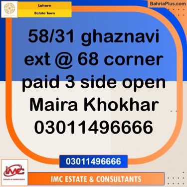 Residential Plot for Sale in Bahria Town, Lahore - (BP-213116)