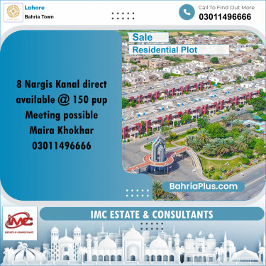 Residential Plot for Sale in Bahria Town, Lahore - (BP-213118)