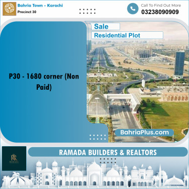 250 Sq. Yards Residential Plot for Sale in Precinct 30 -  Bahria Town, Karachi - (BP-213167)