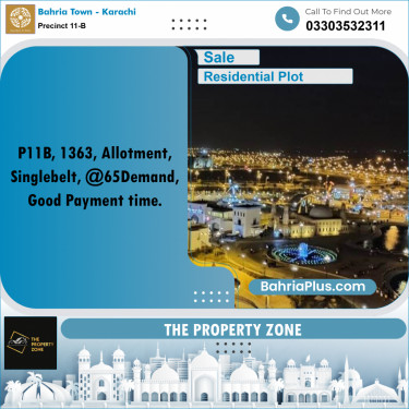 125 Sq. Yards Residential Plot for Sale in Precinct 11-B -  Bahria Town, Karachi - (BP-213233)