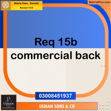 Residential Plot for Sale in Precinct 15-B -  Bahria Town, Karachi - (BP-213310)