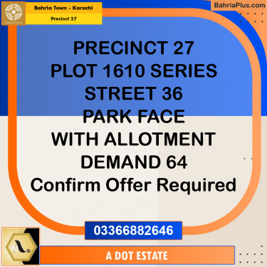 125 Sq. Yards Residential Plot for Sale in Precinct 27 -  Bahria Town, Karachi - (BP-213365)