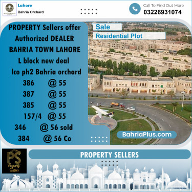 Residential Plot for Sale in Bahria Orchard, Lahore - (BP-213430)