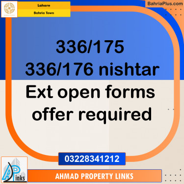Residential Plot for Sale in Bahria Town, Lahore - (BP-213758)
