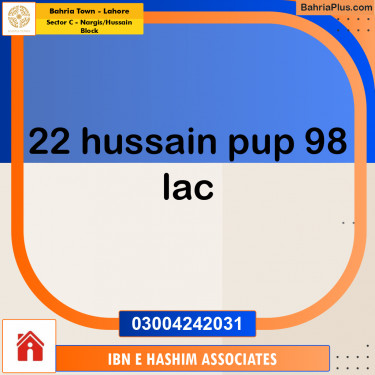 10 Marla Residential Plot for Sale in Sector C - Nargis/Hussain Block -  Bahria Town, Lahore - (BP-213837)